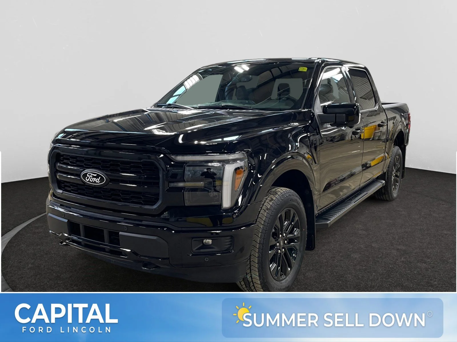 New 2026 Agate Black Metallic Ford Lariat image 1