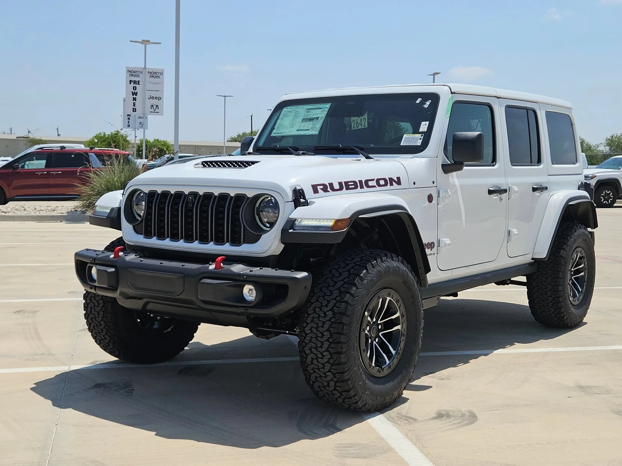 New 2026 Bright White Clearcoat Jeep Rubicon X image 7