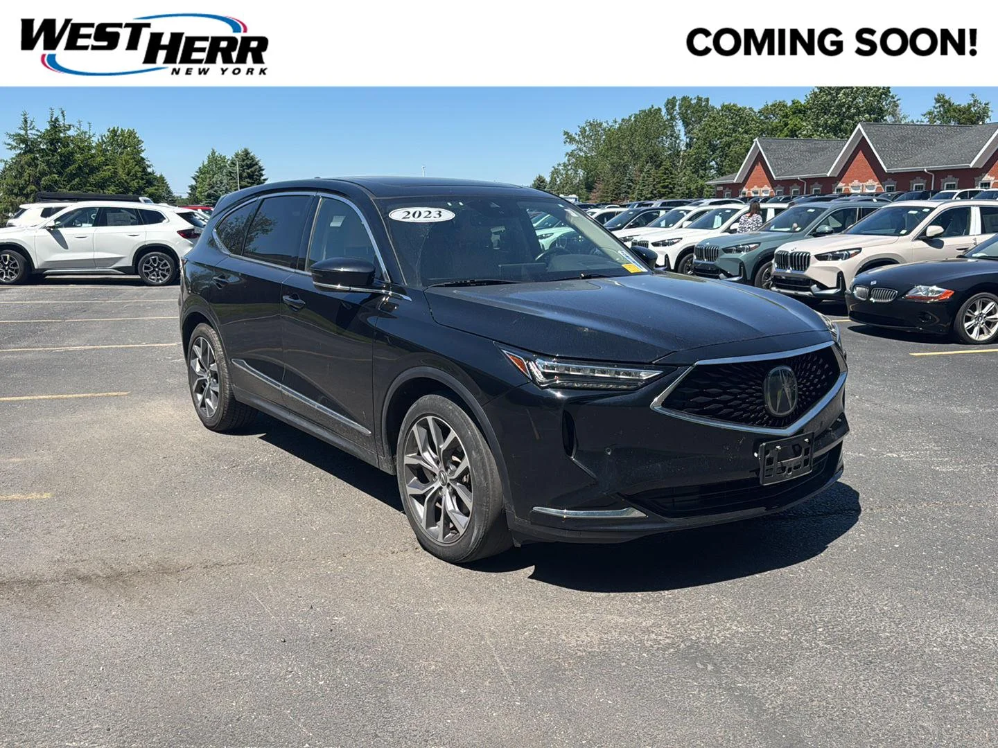 Used 2023 Majestic Black Pearl Acura SH-AWD w/Tech image 1