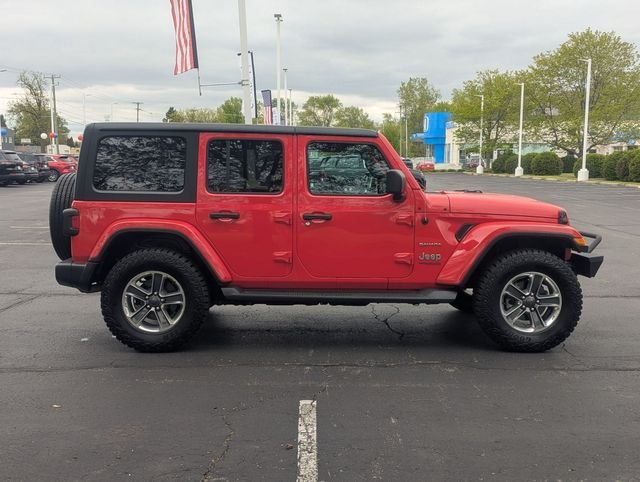 Used 2020 Firecracker Red Clearcoat Jeep Unlimited Sahara image 5