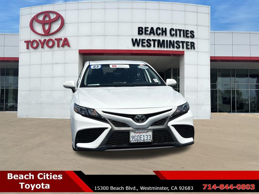 Certified Used 2023 White Toyota SE image 3