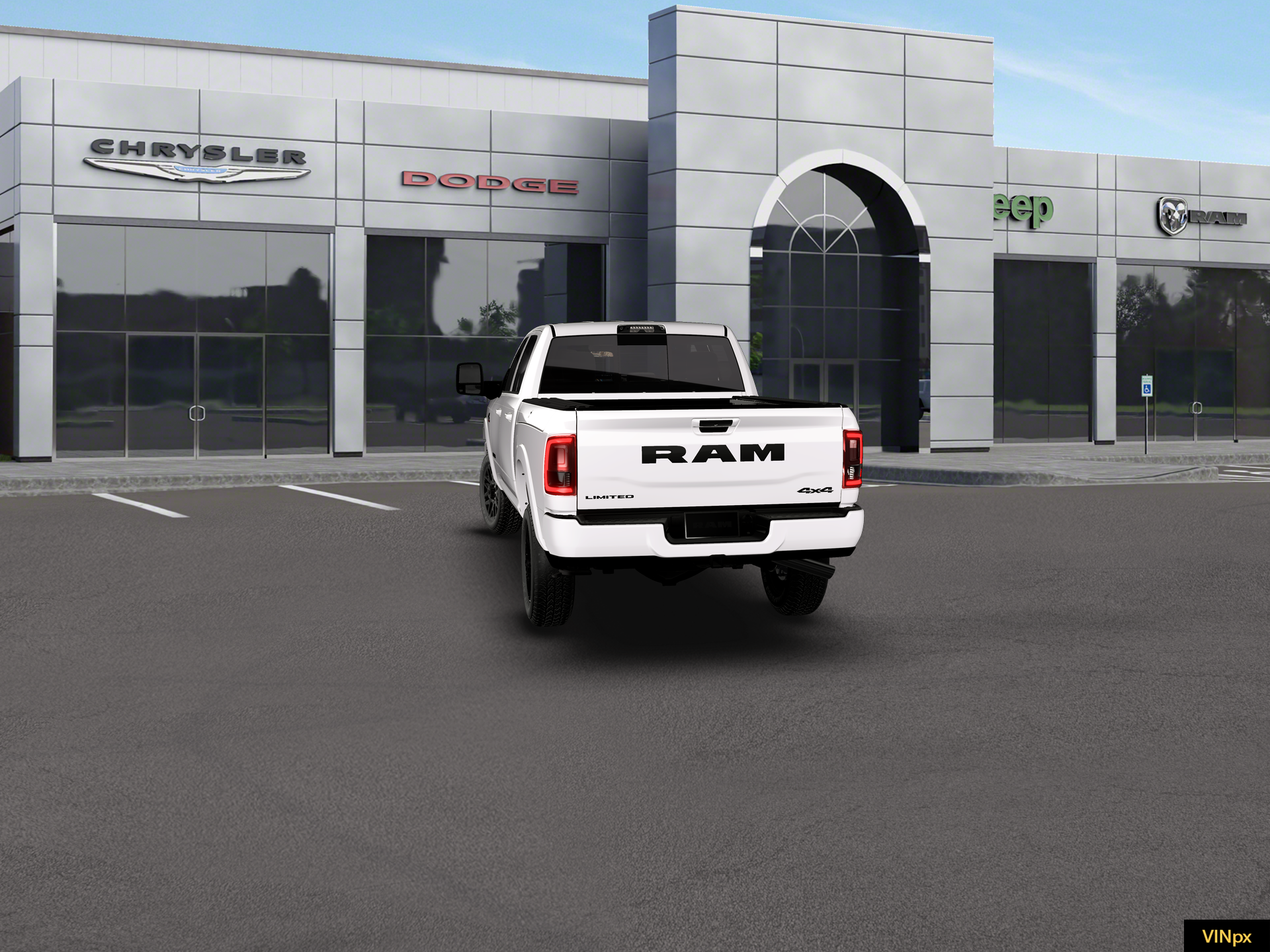 New 2026 Bright White Clearcoat RAM Limited image 13