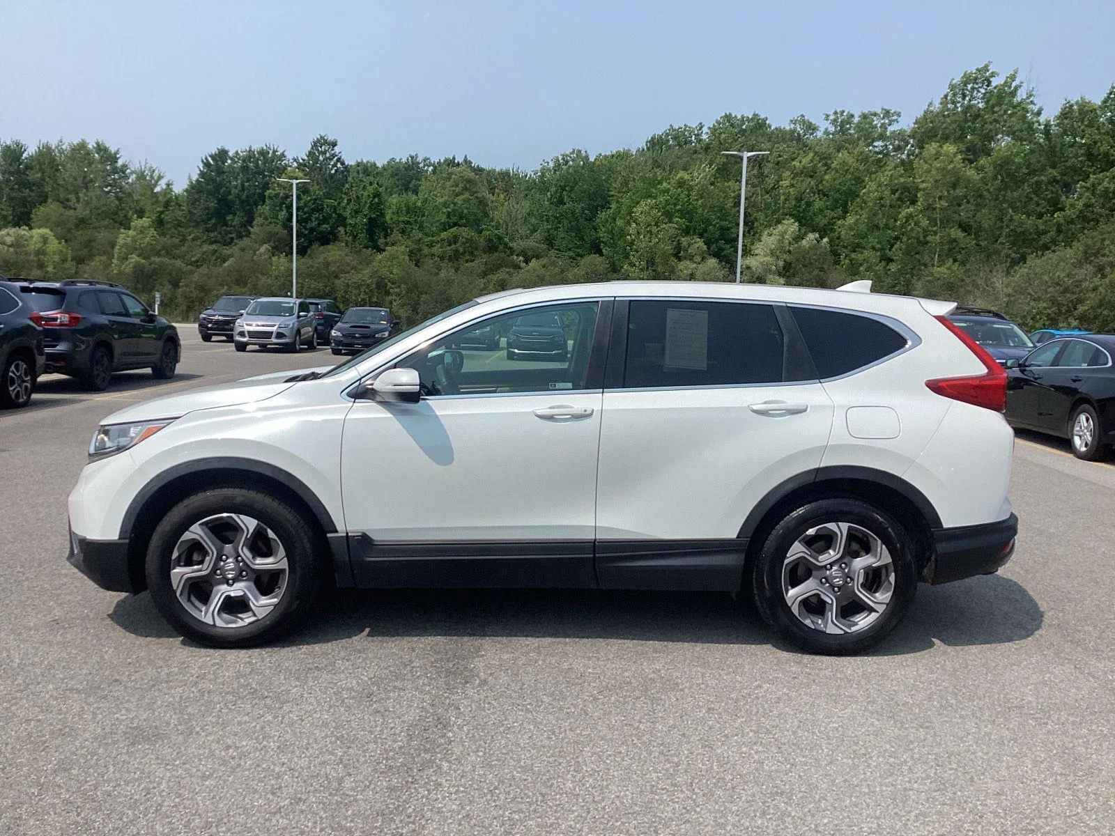 Used 2019 Platinum White Pearl Honda EX image 4