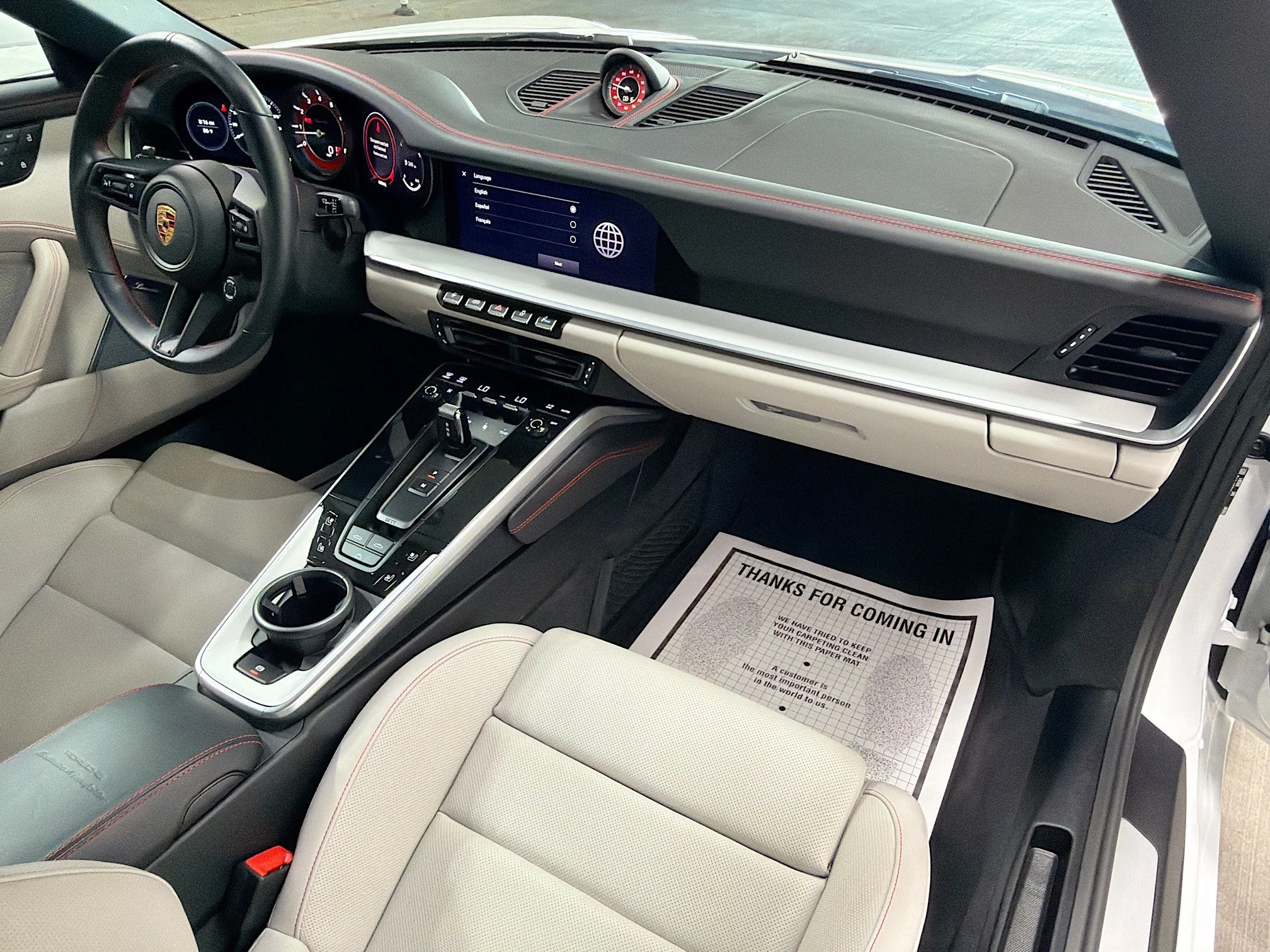 Certified Used 2024 White Porsche Turbo image 14