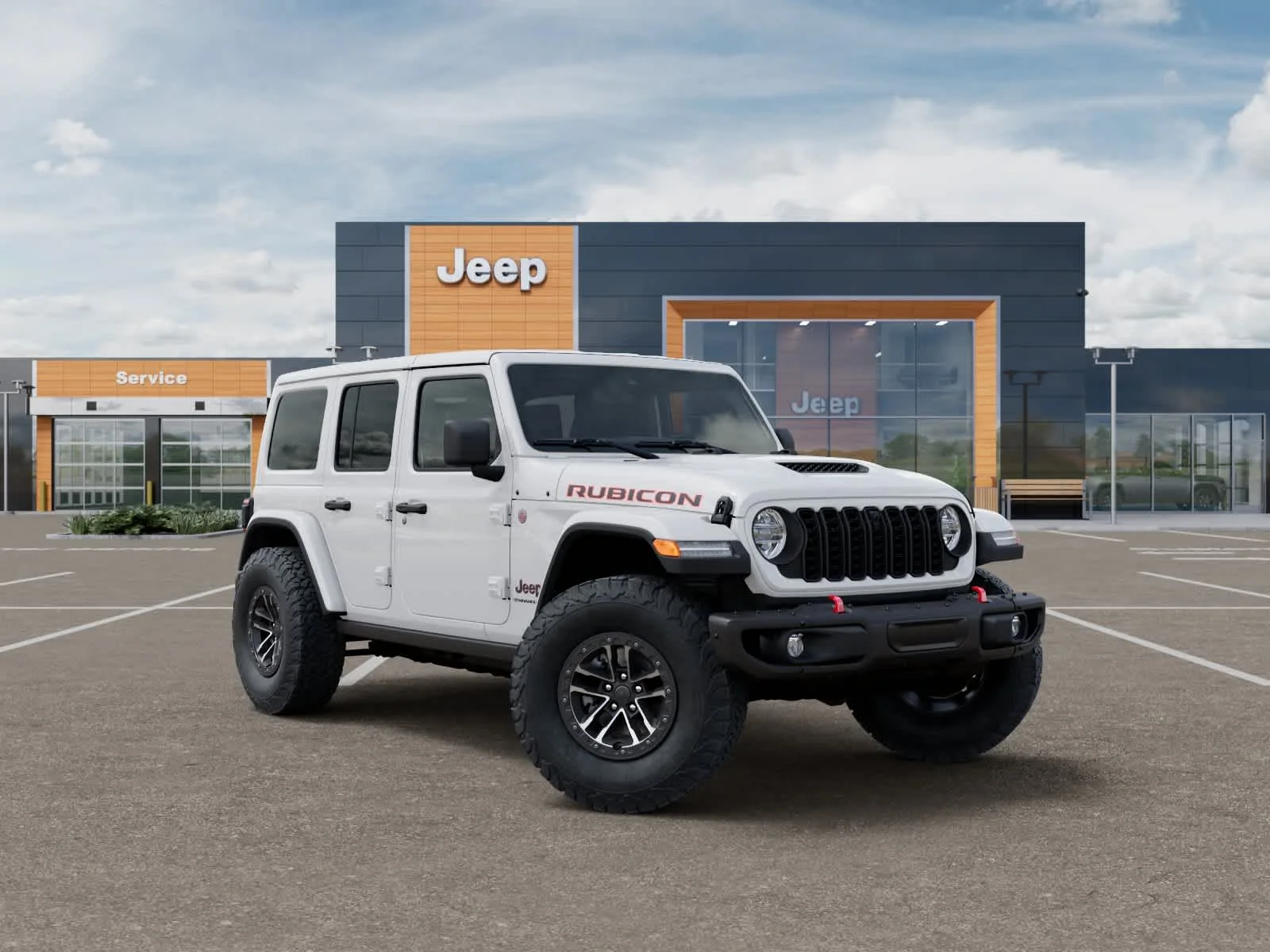New 2026 Bright White Clearcoat Jeep Rubicon X image 5