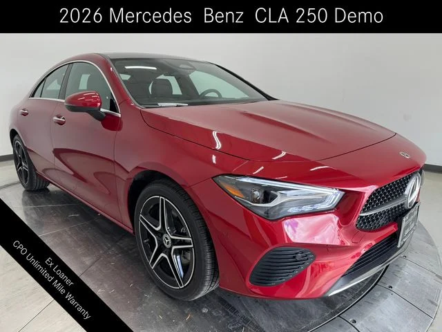 New 2026 MANUFAKTUR Patagonia Red Metallic Mercedes-Benz CLA 250 image 1