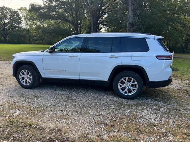 Used 2021 Bright White Clearcoat Jeep Limited image 3
