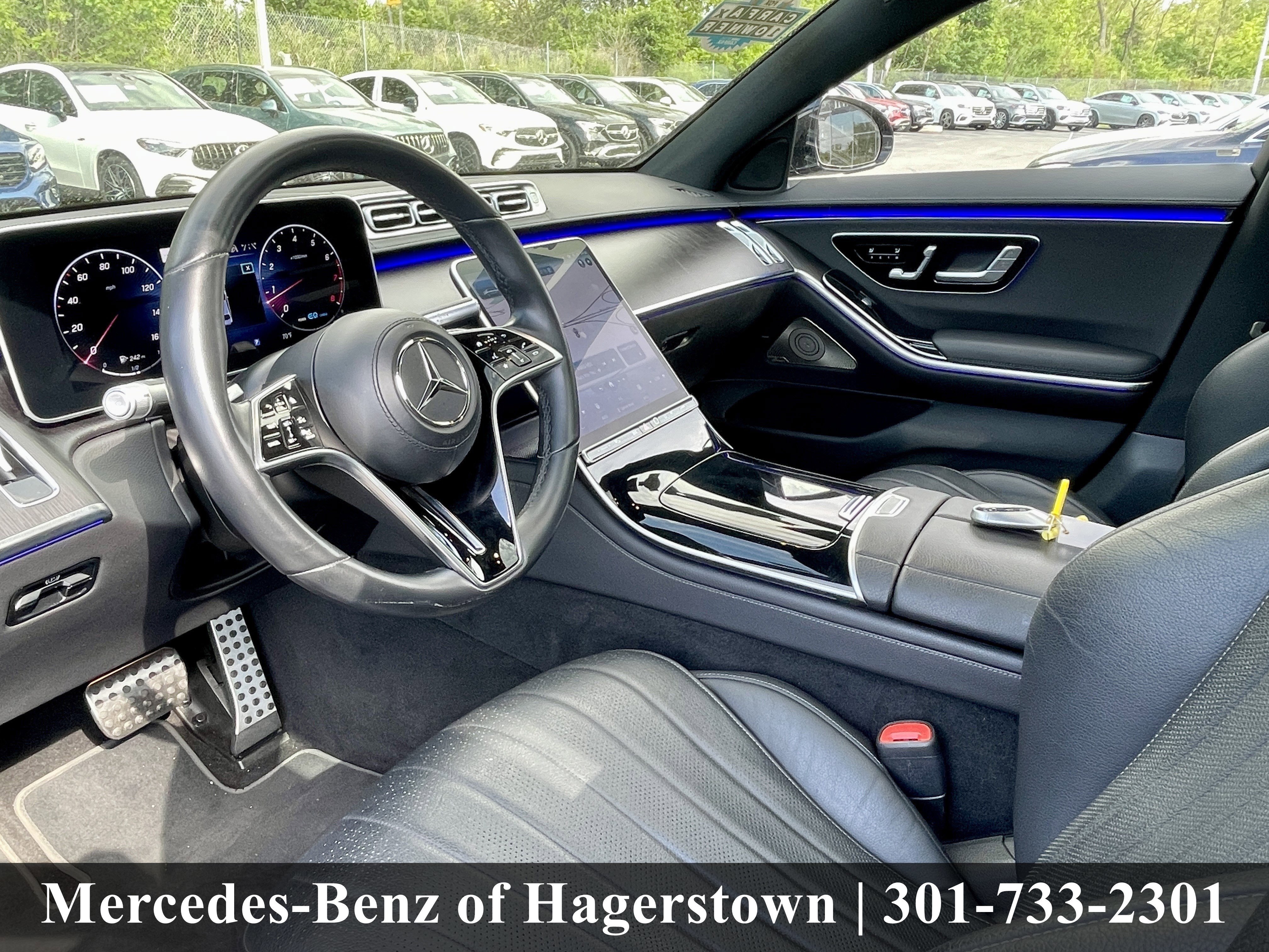 Certified Used 2022 Obsidian Black Mercedes-Benz S 500 4MATIC® Sedan image 5