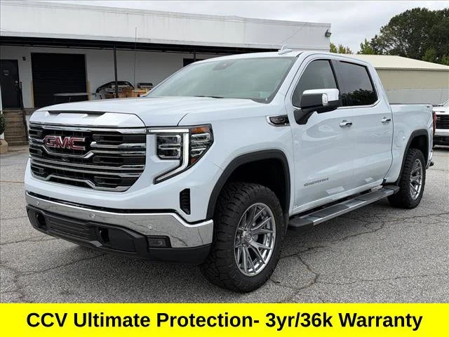 New 2026 Glacier White Tricoat GMC SLT image 8