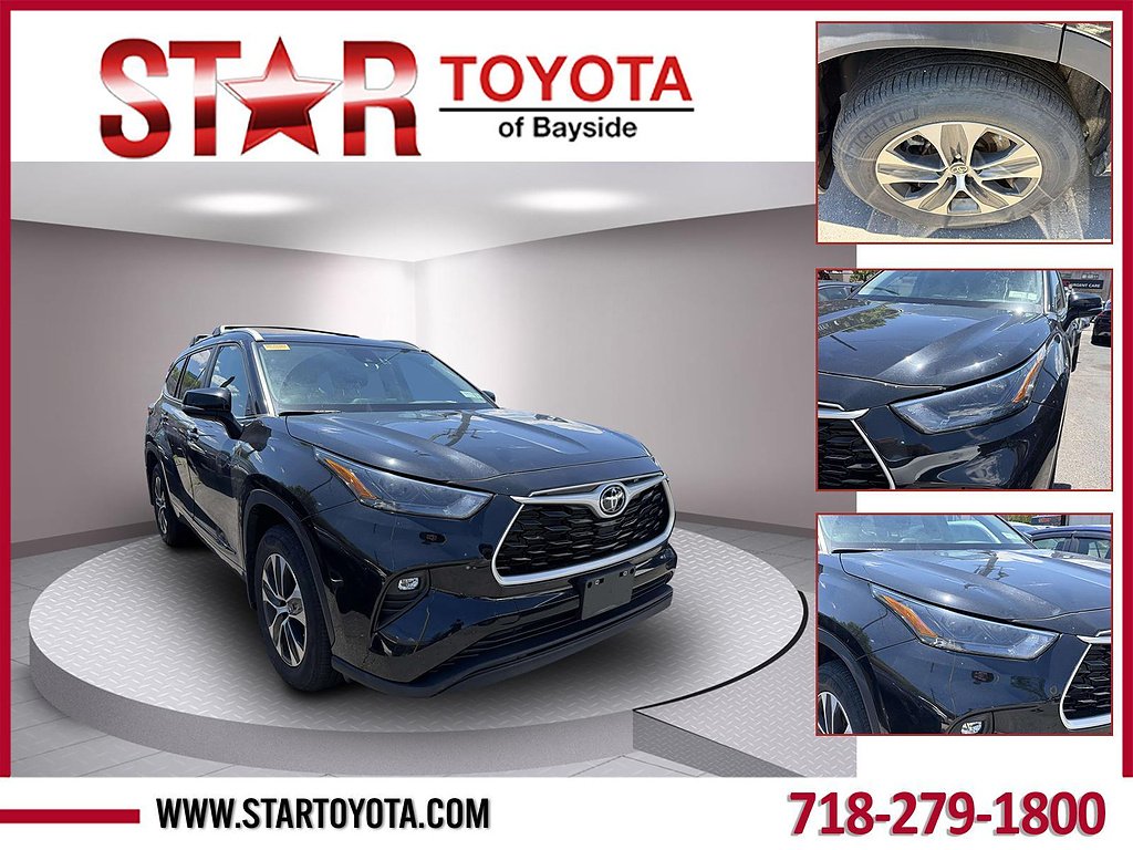Used 2023 Midnight Black Metallic Toyota XLE image 1