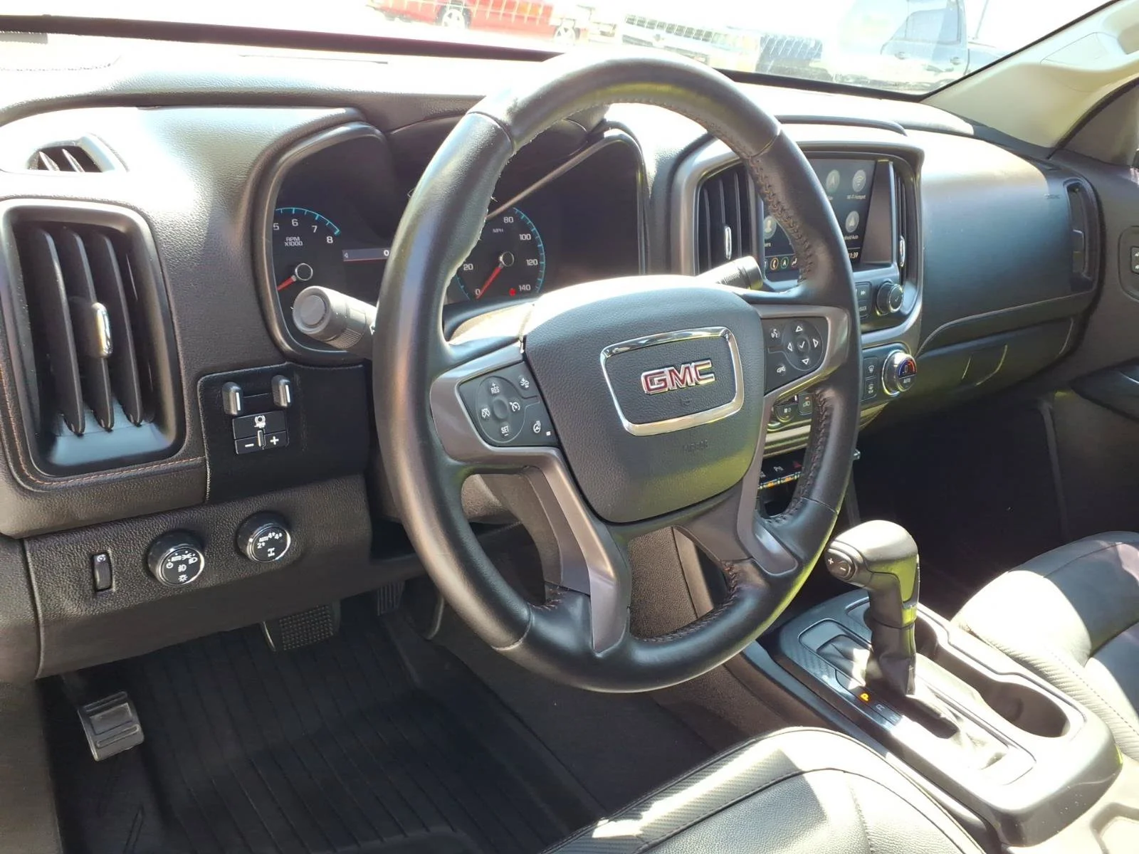 Used 2021 Cayenne Red Tintcoat GMC 4WD AT4 with Leather image 8