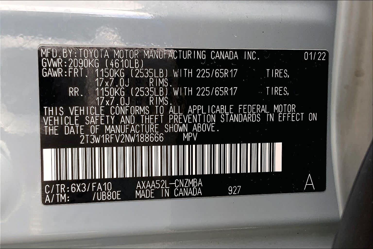 Used 2022 Lunar Rock Toyota XLE image 36