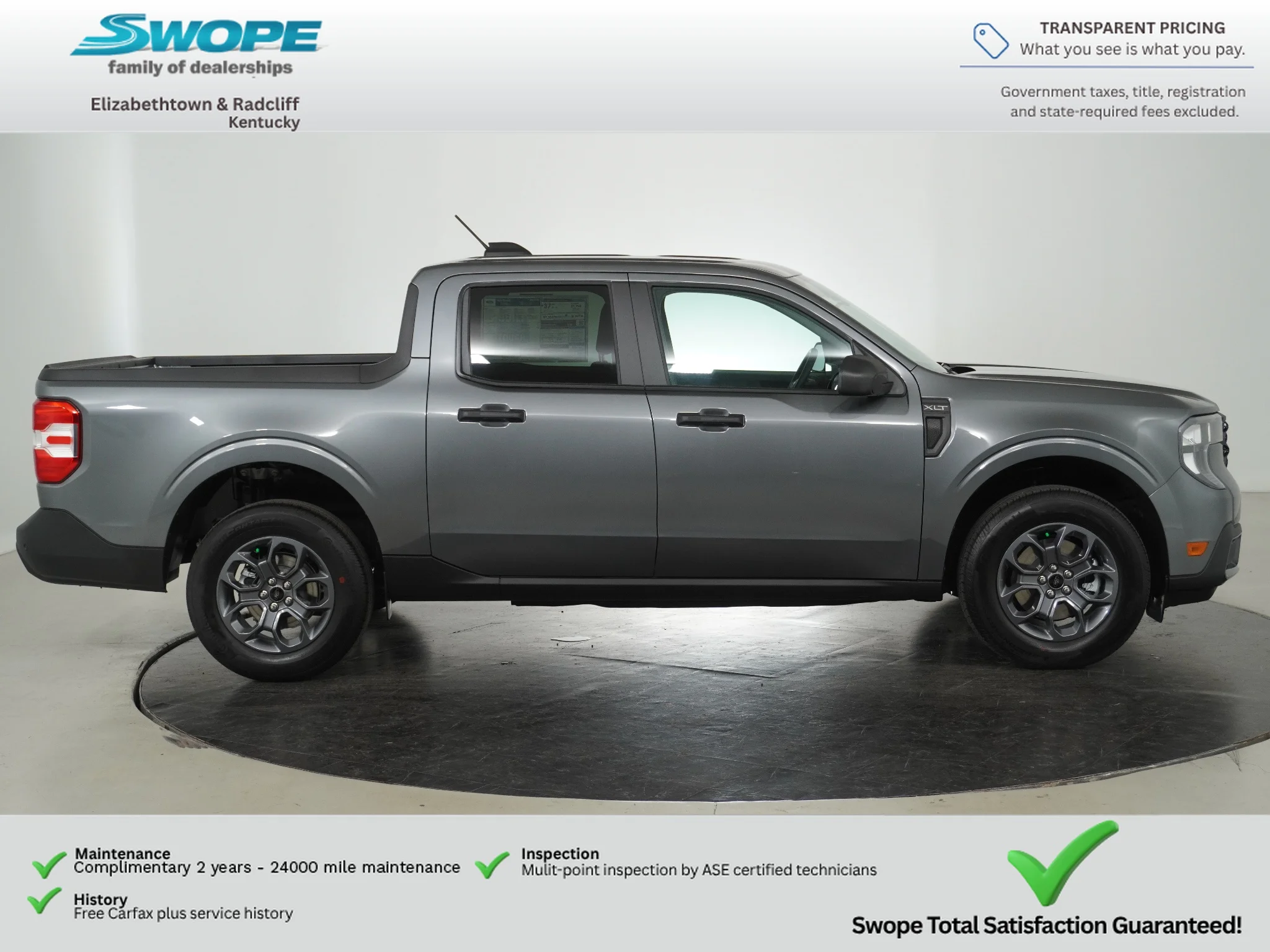 New 2026 Carbonized Gray Metallic Ford XLT image 2
