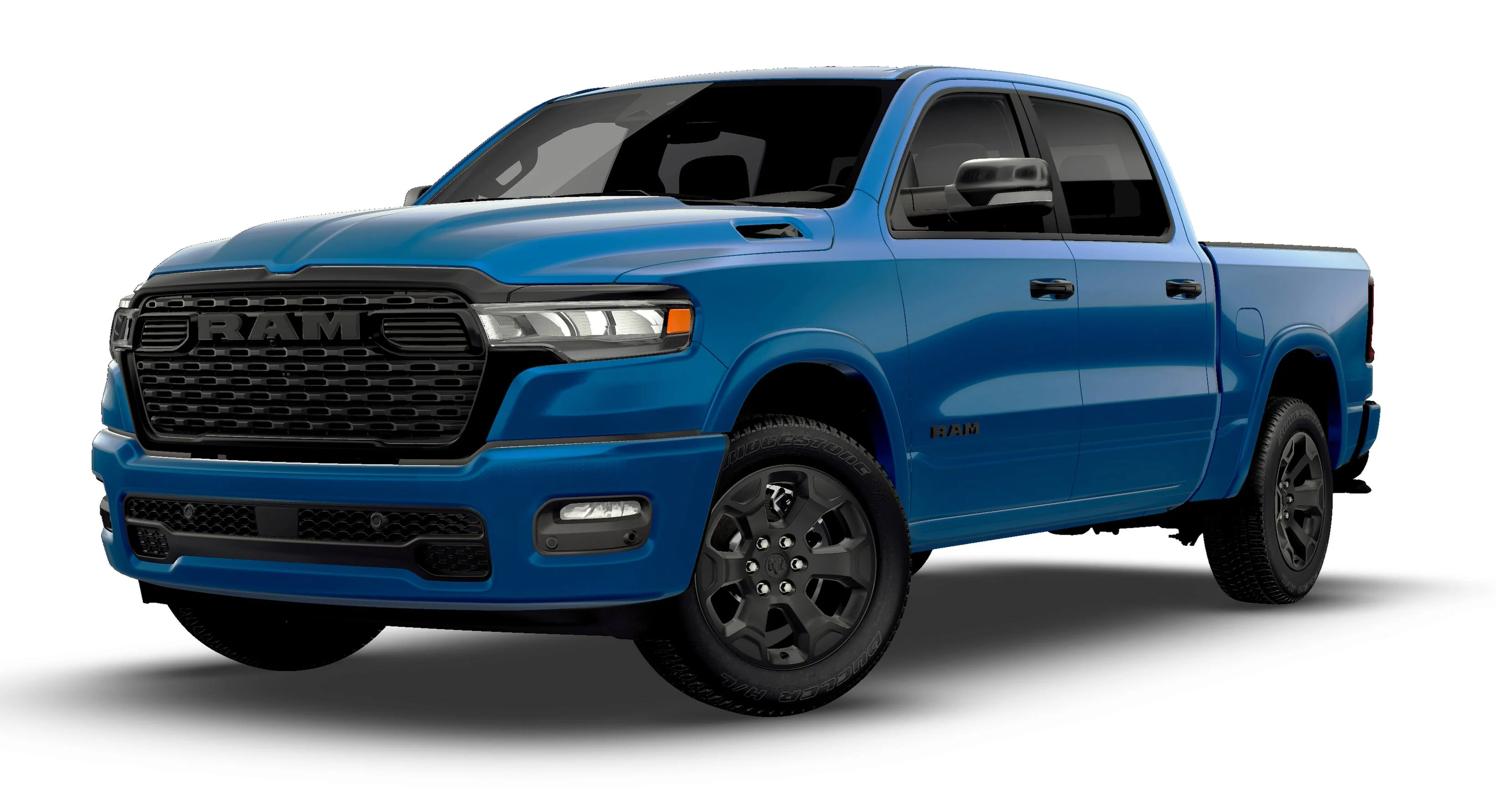 New 2026 Hydro Blue Pearl-Coat Exterior Paint RAM Big Horn/Lone Star image 27