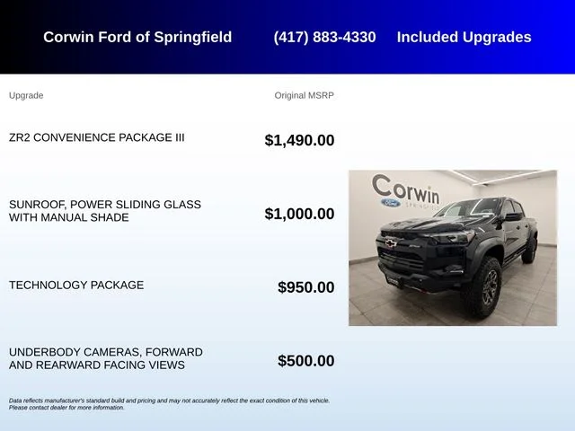 Used 2024 Black Chevrolet ZR2 image 5