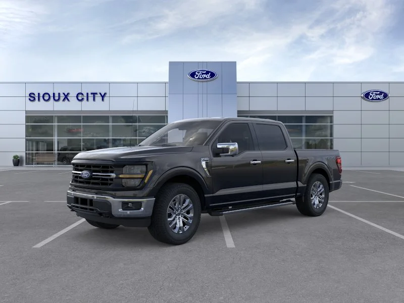 New 2026 Agate Black Metallic Ford XLT image 1