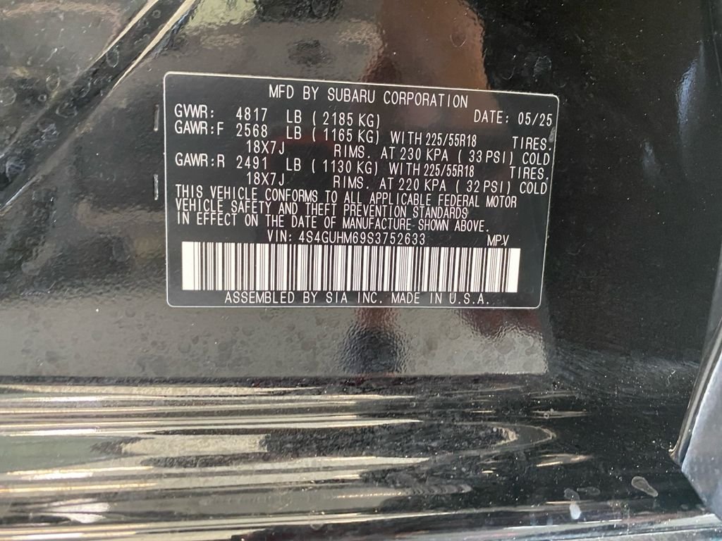 Used 2025 Black Subaru Limited image 20