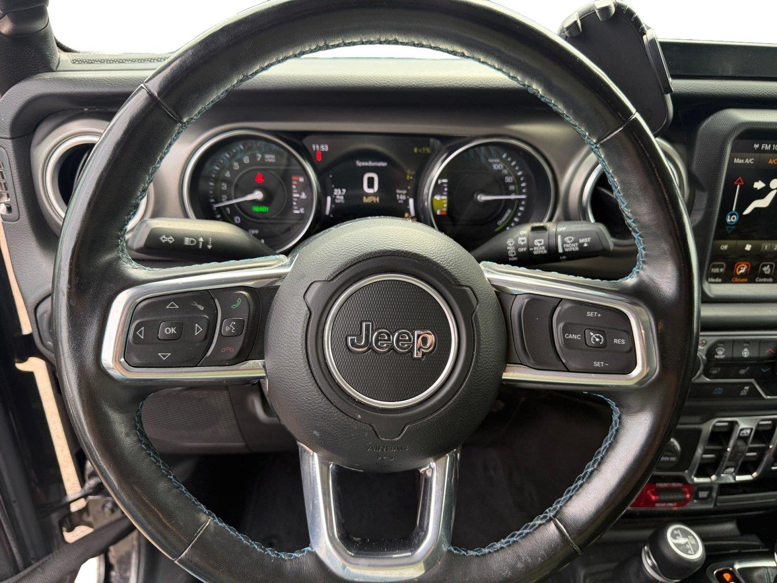 Used 2022 Granite Crystal Metallic Clearcoat Jeep Unlimited Rubicon image 13