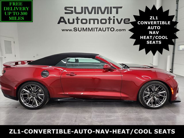 2023 Chevrolet Camaro ZL1 Convertible: ZL1-CONVERTIBLE-AUTO-NAV-HEAT/COOL SEATS-20 WHEELS