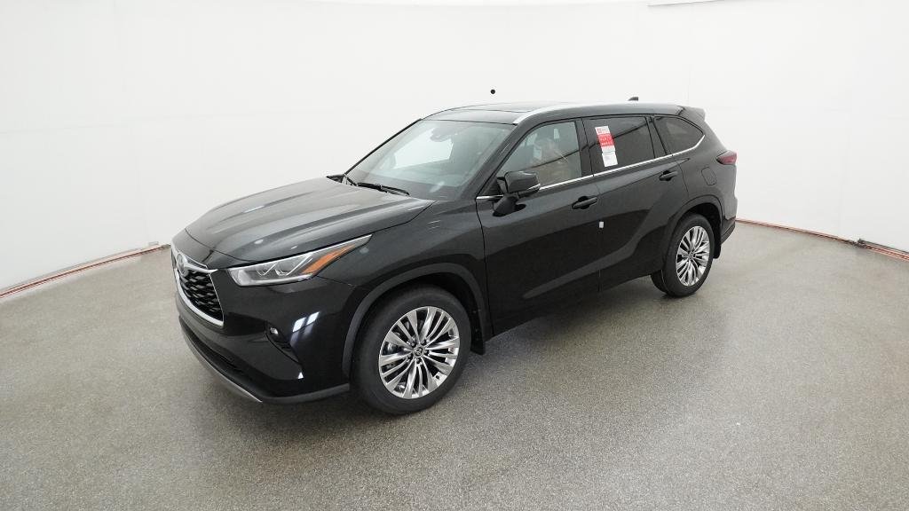 Midnight Black Metallic 2026 Toyota Highlander Platinum AWD SUV / Crossover All-Wheel Drive