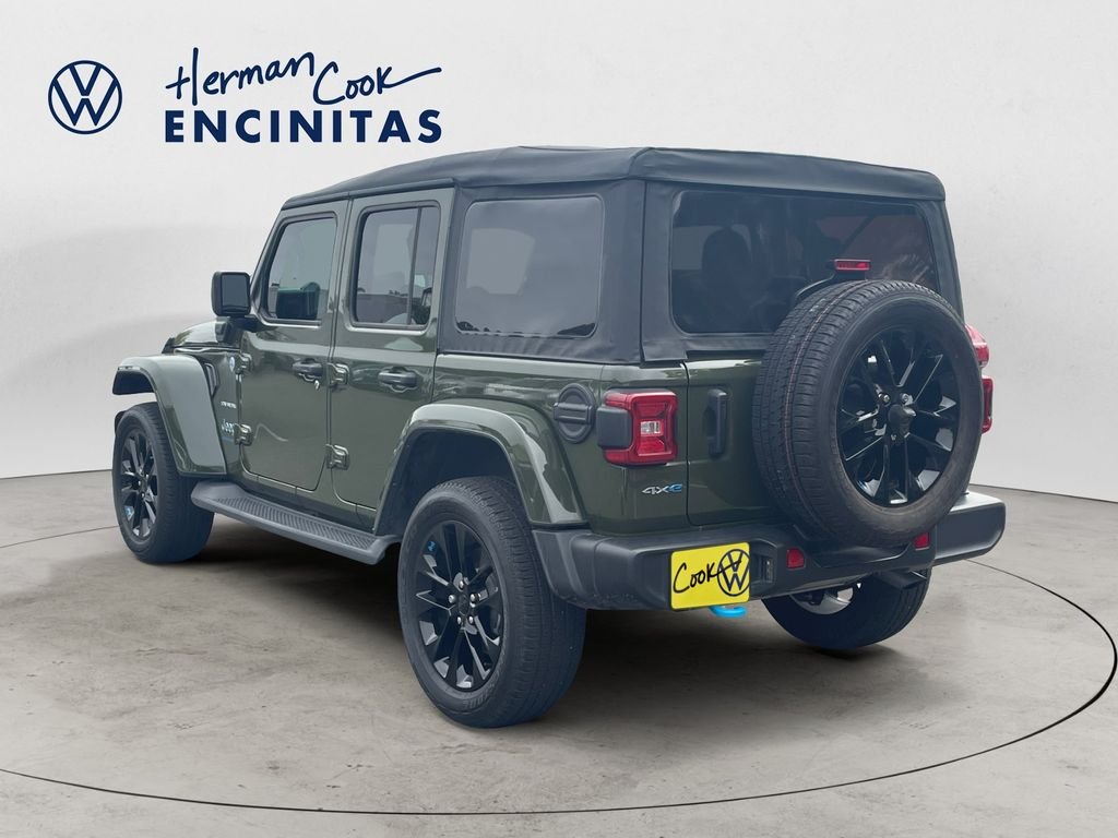 Used 2023 Green Clearcoat Jeep Sahara 4xe image 3