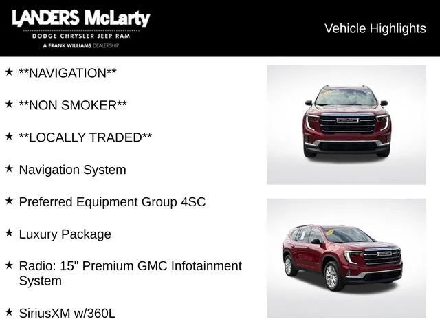 Used 2024 Red GMC Elevation image 5