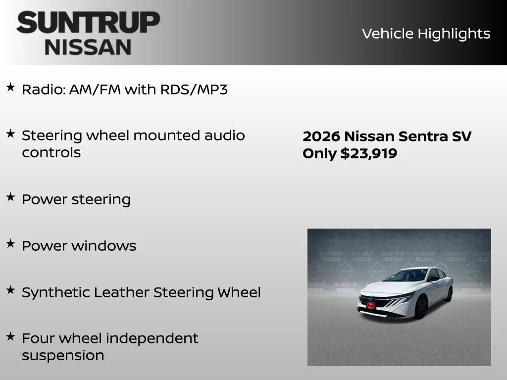 Certified Used 2026 White Nissan SV image 8