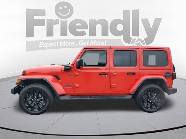 Used 2025 Red Jeep Sahara 4xe image 2