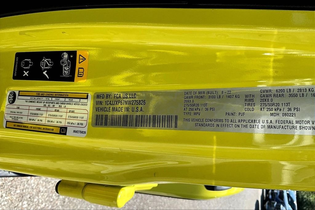 Used 2022 High Velocity Clearcoat Jeep Unlimited Sahara 4xe image 18