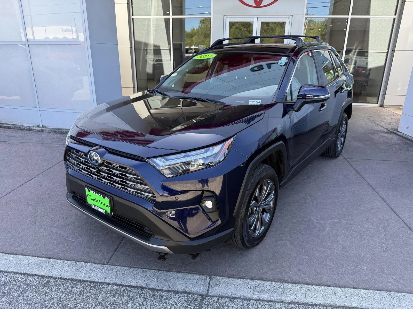 Used 2023 Midnight Black Metallic Toyota Hybrid Limited image 2