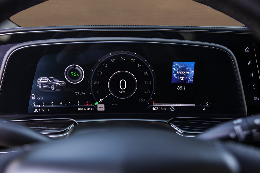 Used 2021 DARK MOON BLUE METALLIC Cadillac Sport image 11