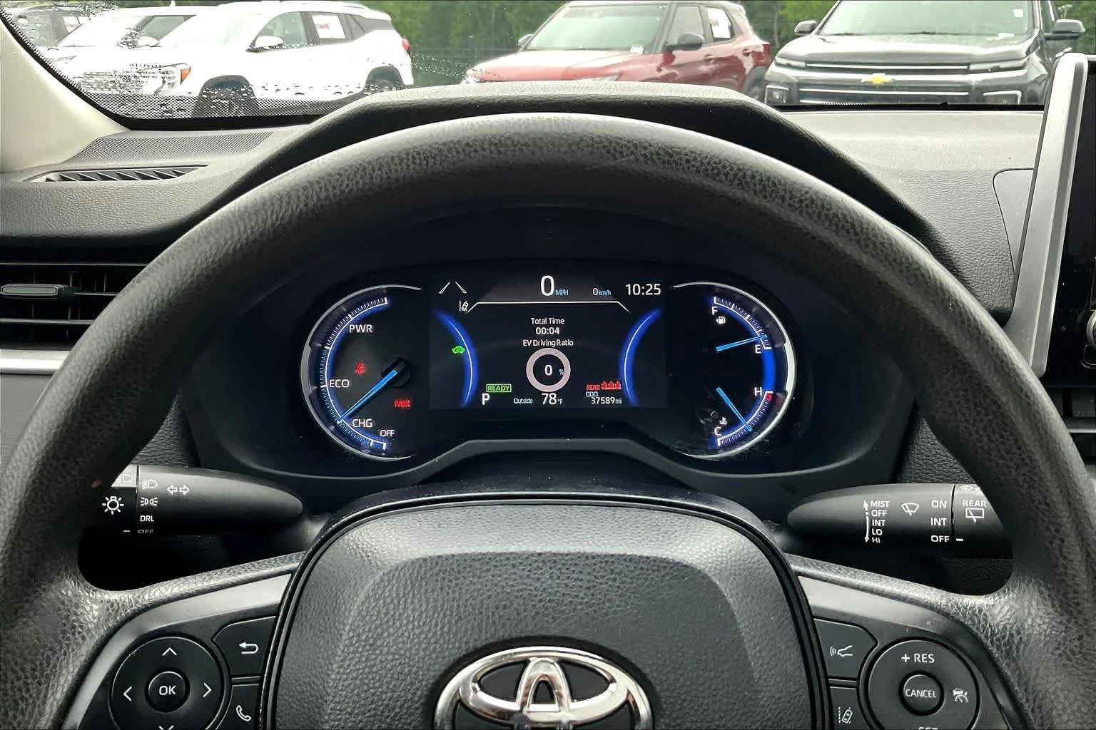 Certified Used 2025 Midnight Black Metallic Toyota Hybrid LE image 25