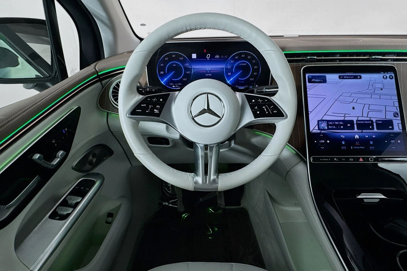 Certified Used 2023 Emerald Green Metallic Mercedes-Benz EQE 350 image 5