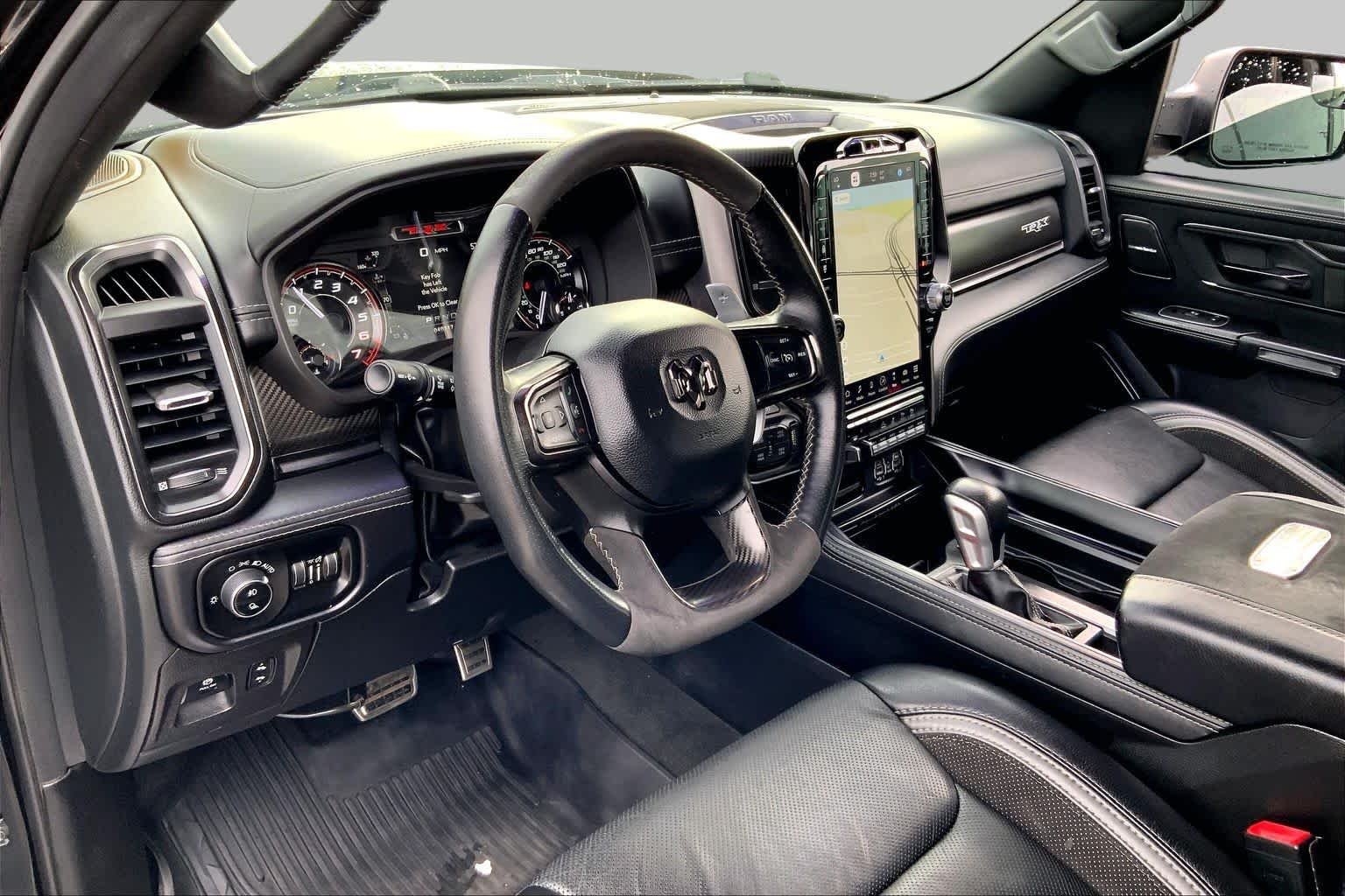 Used 2022 Diamond Black Crystal Pearlcoat Ram TRX image 26