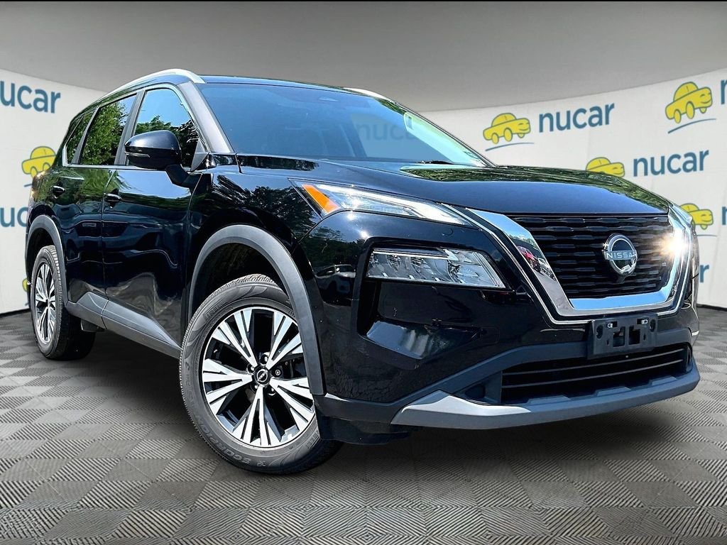 Used 2022 Black Nissan SV image 1