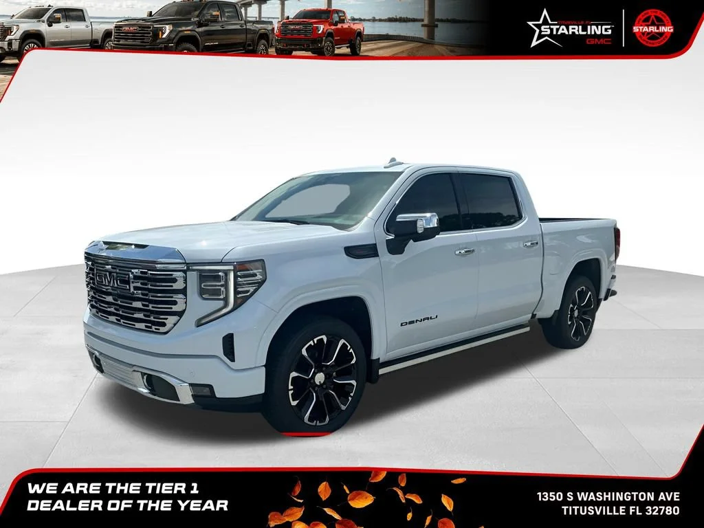 New 2026 Glacier White Tricoat GMC Denali image 1