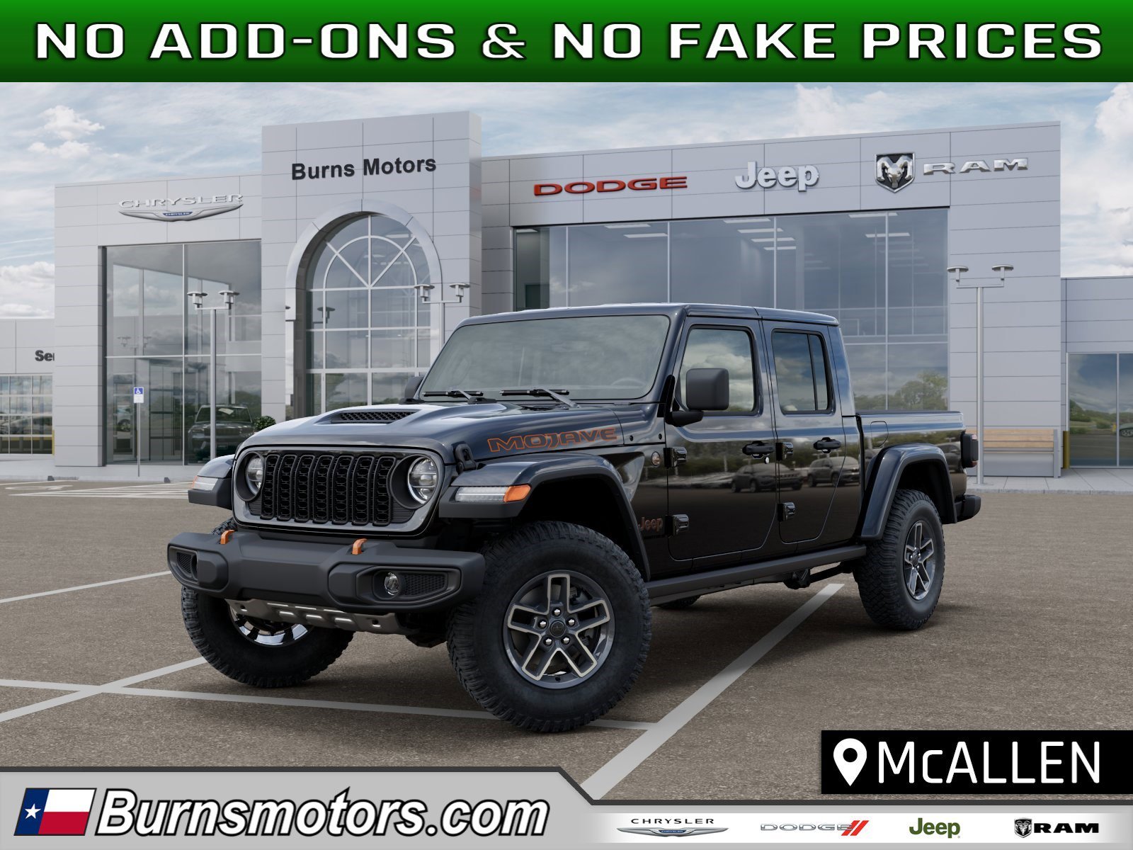 New 2026 Black Clear-Coat Exterior Paint Jeep Mojave image 1