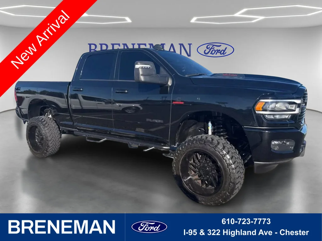 Used 2023 Diamond Black Ram Laramie image 1