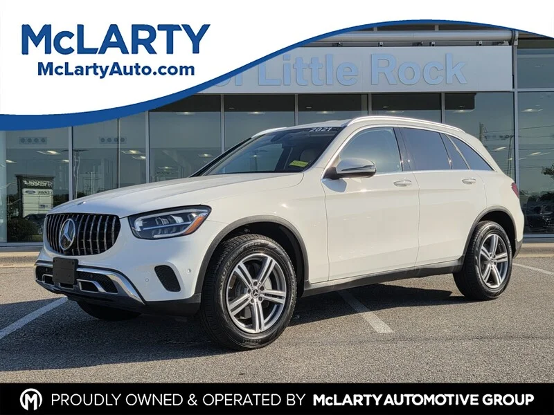 Used 2021 Polar White MERCEDES-BENZ GLC 300 SUV image 1