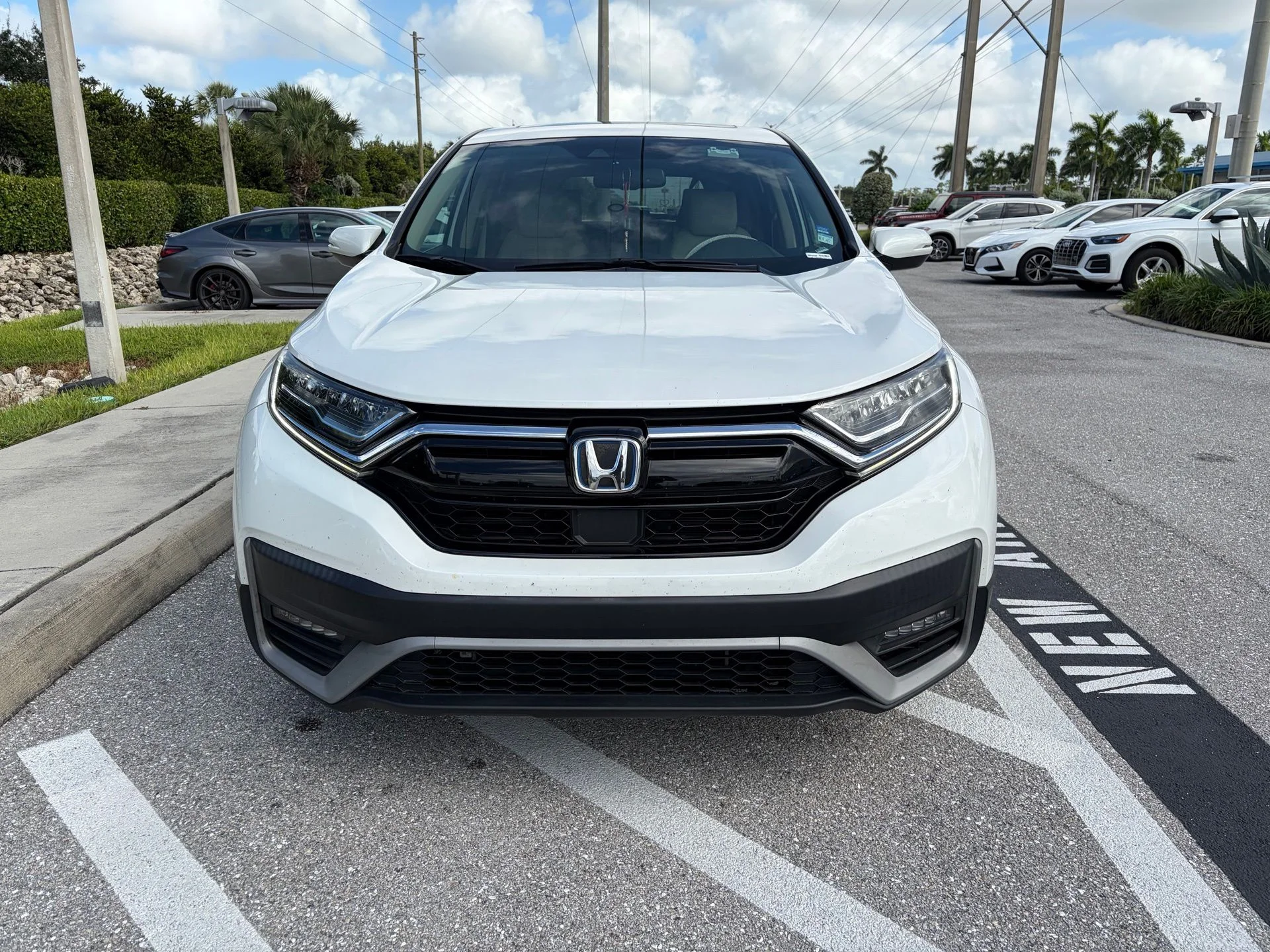 Used 2022 Platinum White Pearl Honda EX-L image 2