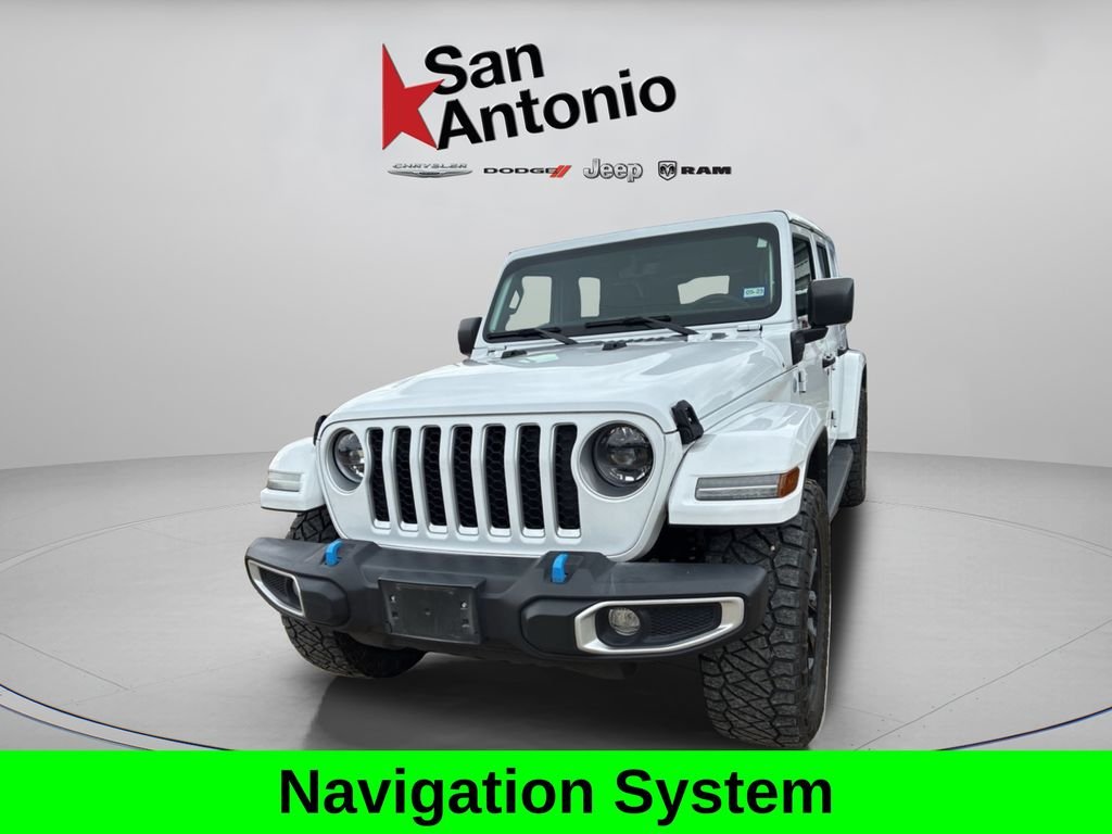 Used 2023 White/off-white Jeep Sahara 4xe image 3