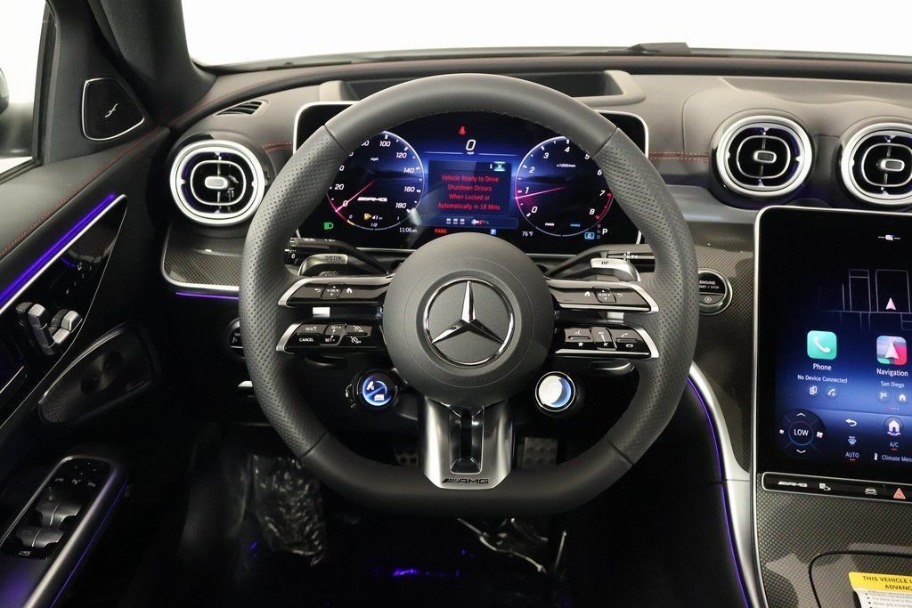 New 2026 Polar White Mercedes-Benz AMG® C 43 4MATIC® Sedan image 3