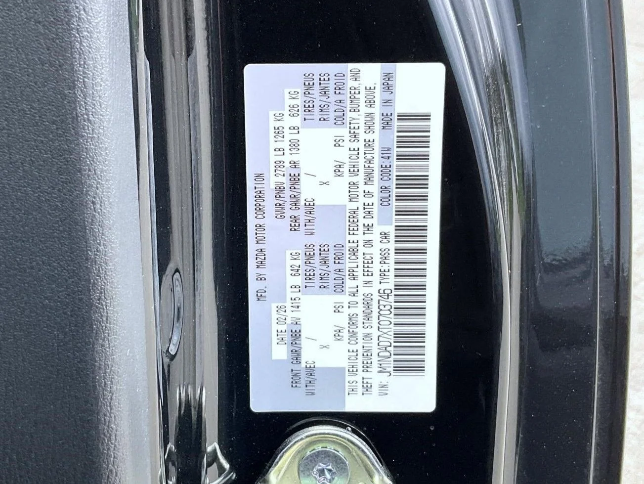 New 2026 Jet Black Mica Mazda Grand Touring image 22