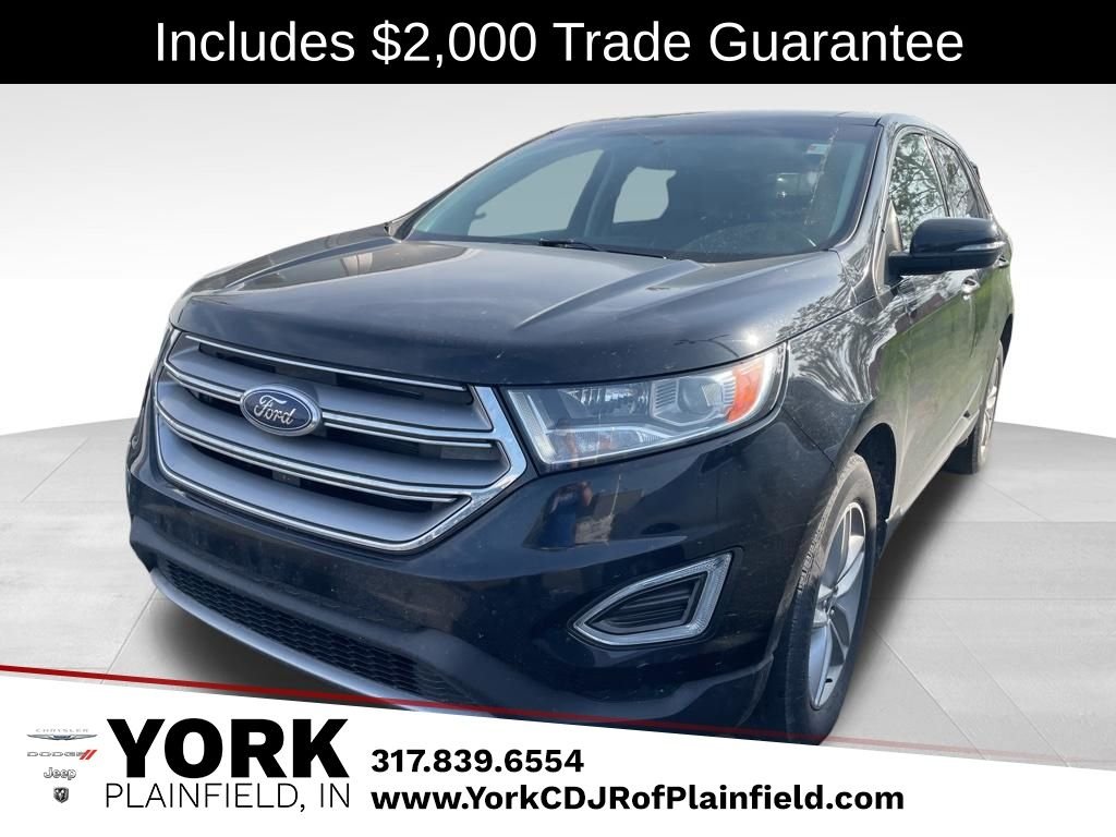 Black 2017 Ford Edge SEL AWD SUV / Crossover All-Wheel Drive