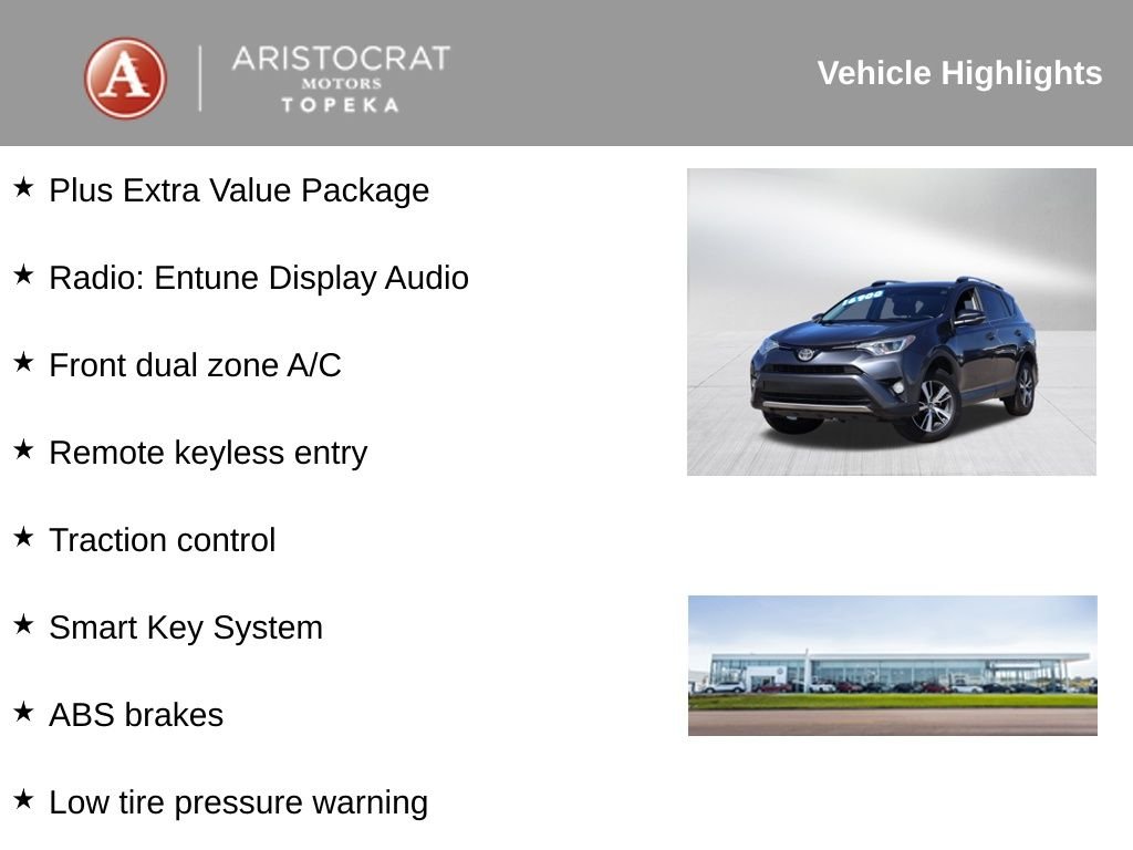 Used 2018 Toyota RAV4 XLE with VIN 2T3WFREV8JW410799 for sale in Kansas City