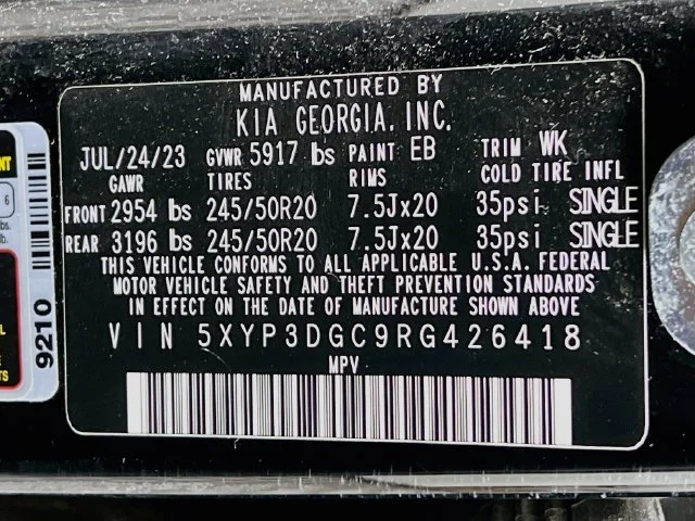 Used 2024 Black Kia EX image 31