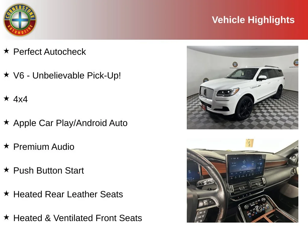 Used 2024 Lincoln Navigator Reserve with VIN 5LMJJ2LG7REL19989 for sale in Elk River, Minnesota