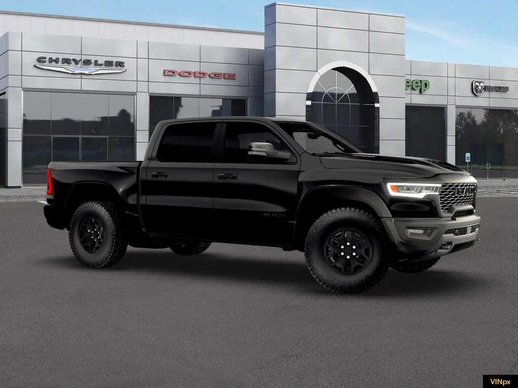 New 2026 Diamond Black Crystal Pearl-Coat Exterior Paint RAM RHO image 9