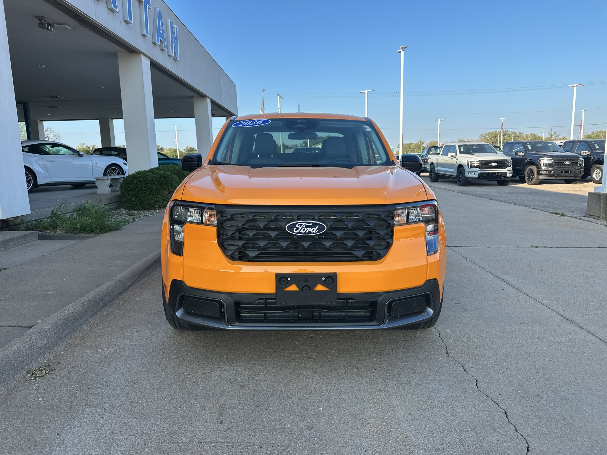 New 2026 Orange Fury Metallic Tri-Coat Ford XLT image 14