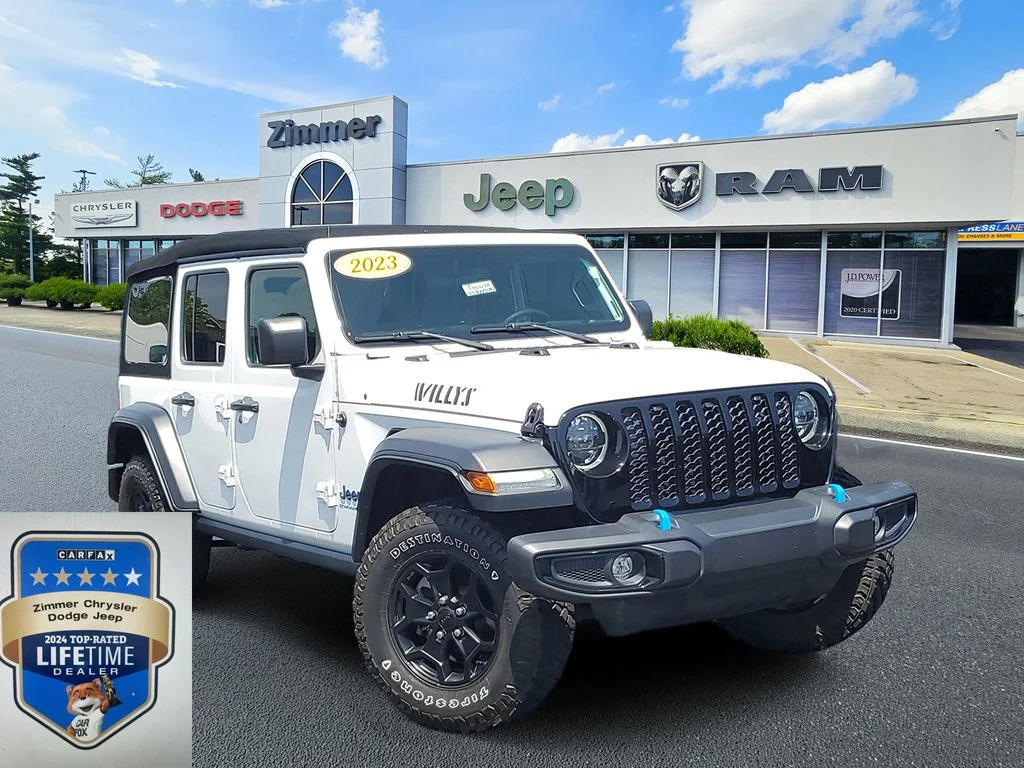 Used 2023 White Jeep Willys 4xe image 1